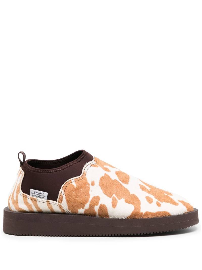 Suicoke VHL animal-print shoes - Brown von Suicoke