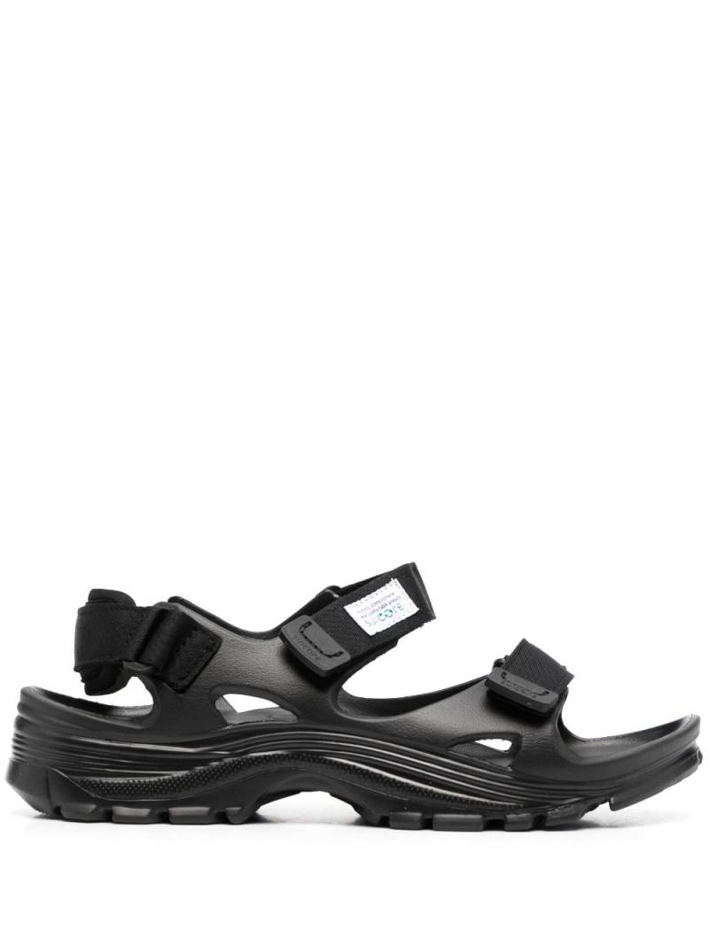 Suicoke Wake moulded touch-strap sandals - Black von Suicoke