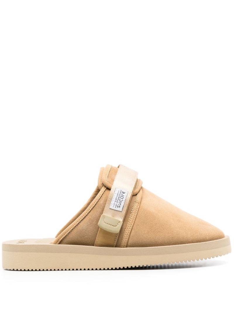 Suicoke Zavo-VS touch-strap slippers - Brown von Suicoke