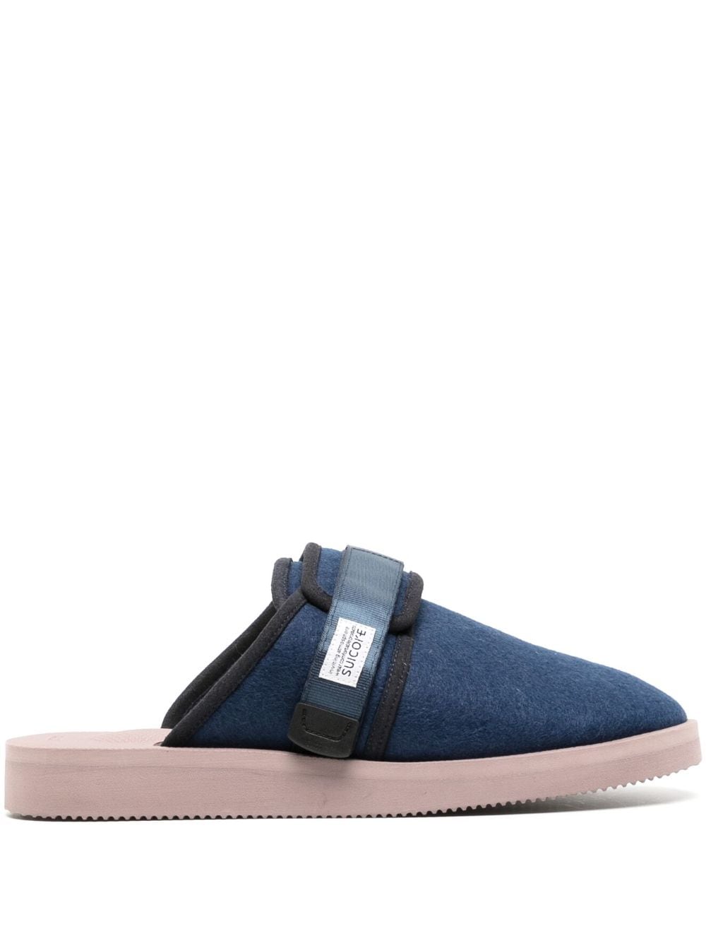 Suicoke Zavo logo-patch slides - Blue von Suicoke