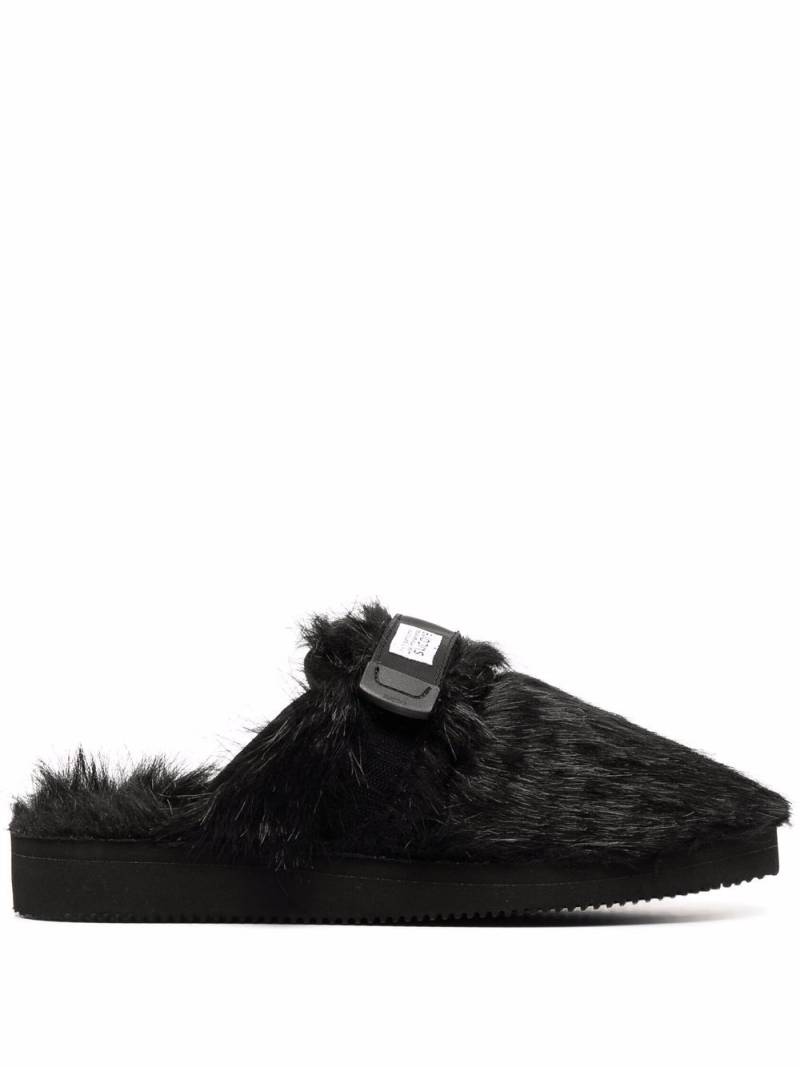 Suicoke Zavo textured slippers - Black von Suicoke