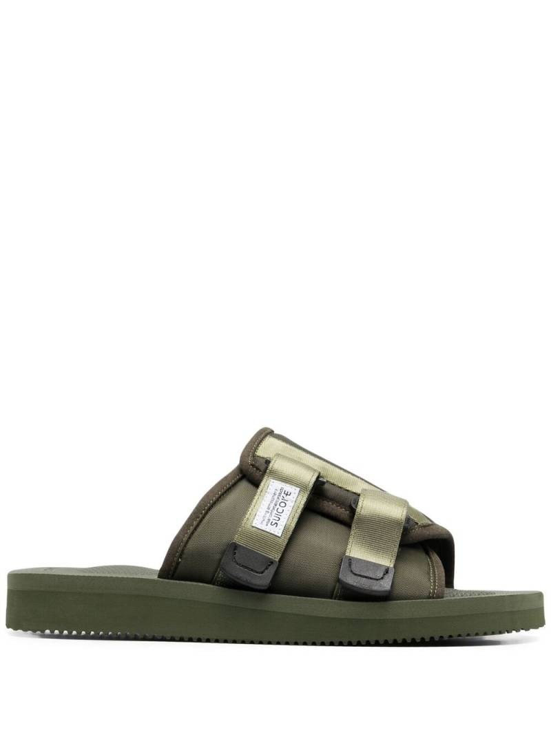 Suicoke buckle-fastening slides - Green von Suicoke