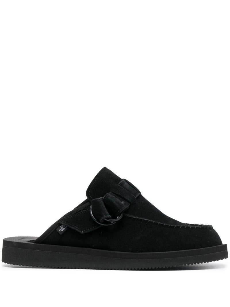 Suicoke buckle-strap leather mule sandals - Black von Suicoke