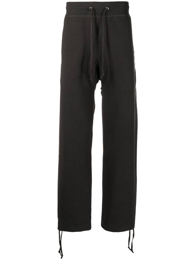 Suicoke cotton logo track pants - Black von Suicoke