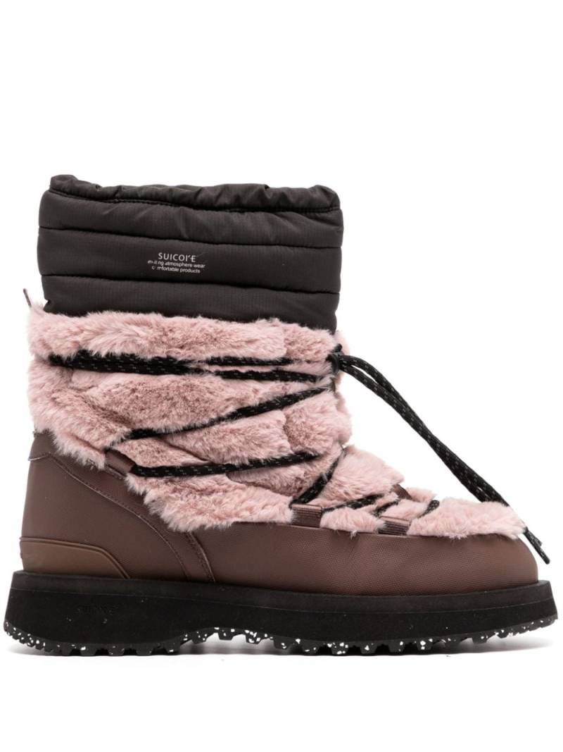 Suicoke toggle-fastening boots - Pink von Suicoke