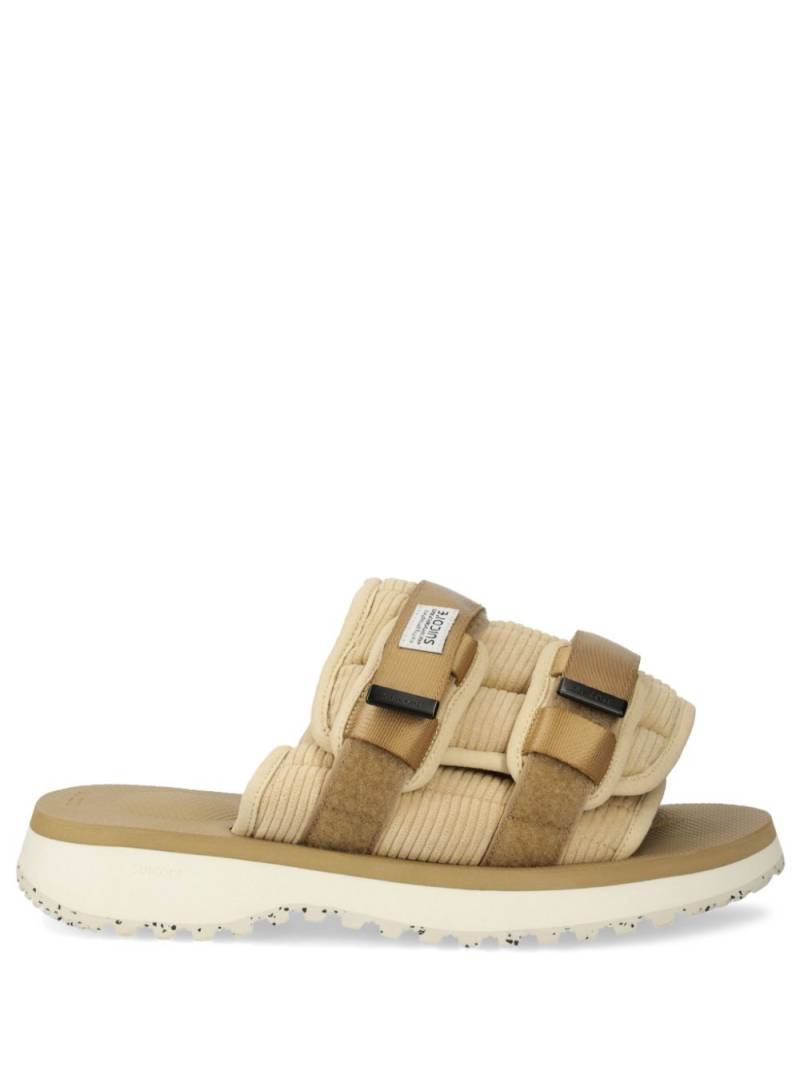 Suicoke touch-strap flat sandals - Neutrals von Suicoke