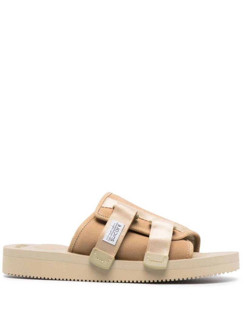 Suicoke touch-strap slides - Neutrals von Suicoke