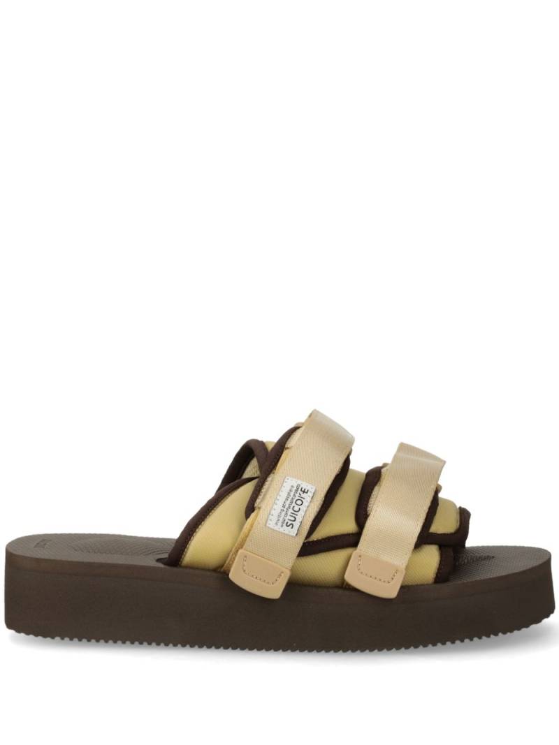 Suicoke touch-strap slides - Neutrals von Suicoke