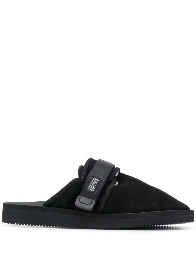 Suicoke touch strap slippers - Black von Suicoke