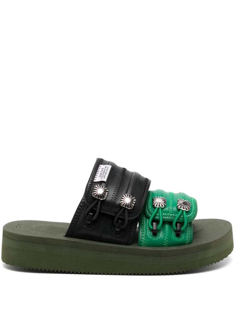 Suicoke x Toga Mura2 stud-embellished sandals - Green von Suicoke