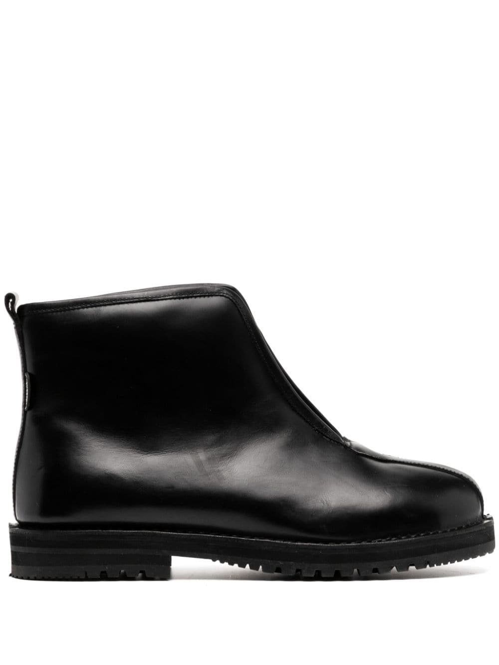 Suicoke zip-up leather ankle boots - Black von Suicoke