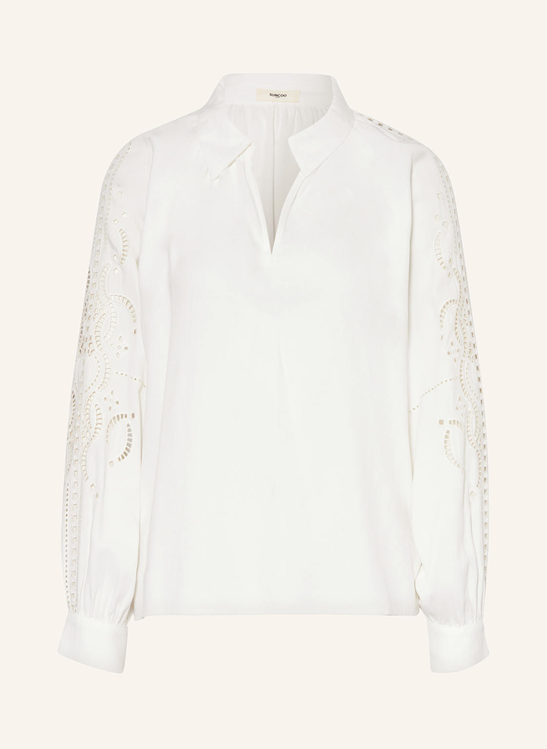 Suncoo Blusenshirt Lory Mit Lochspitze weiss Suncoo Blusenshirt Lory Mit Lochspitze weiss von Suncoo