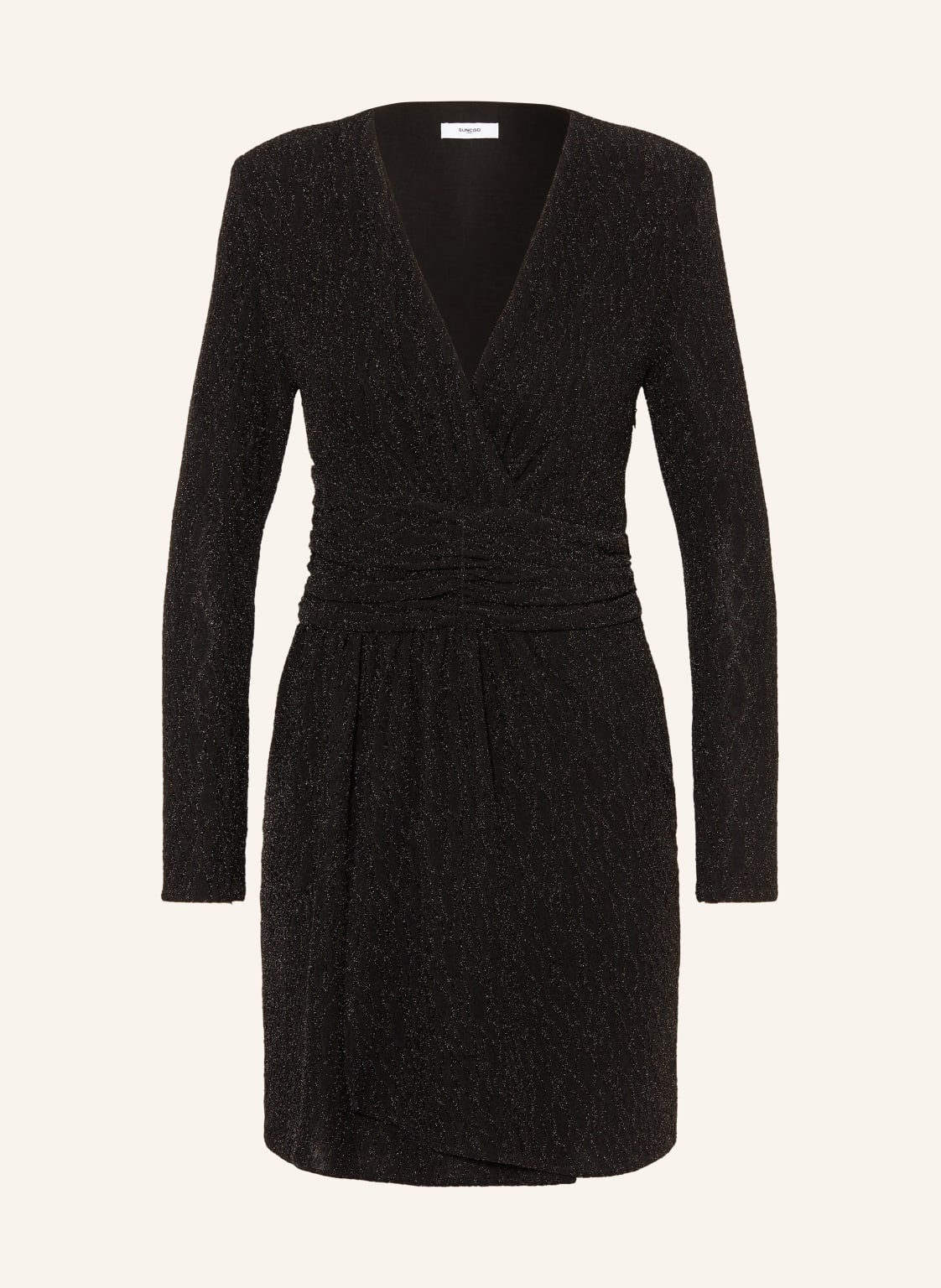 Suncoo Kleid Cadix Mit Glitzergarn schwarz Suncoo Kleid Cadix Mit Glitzergarn schwarz von Suncoo