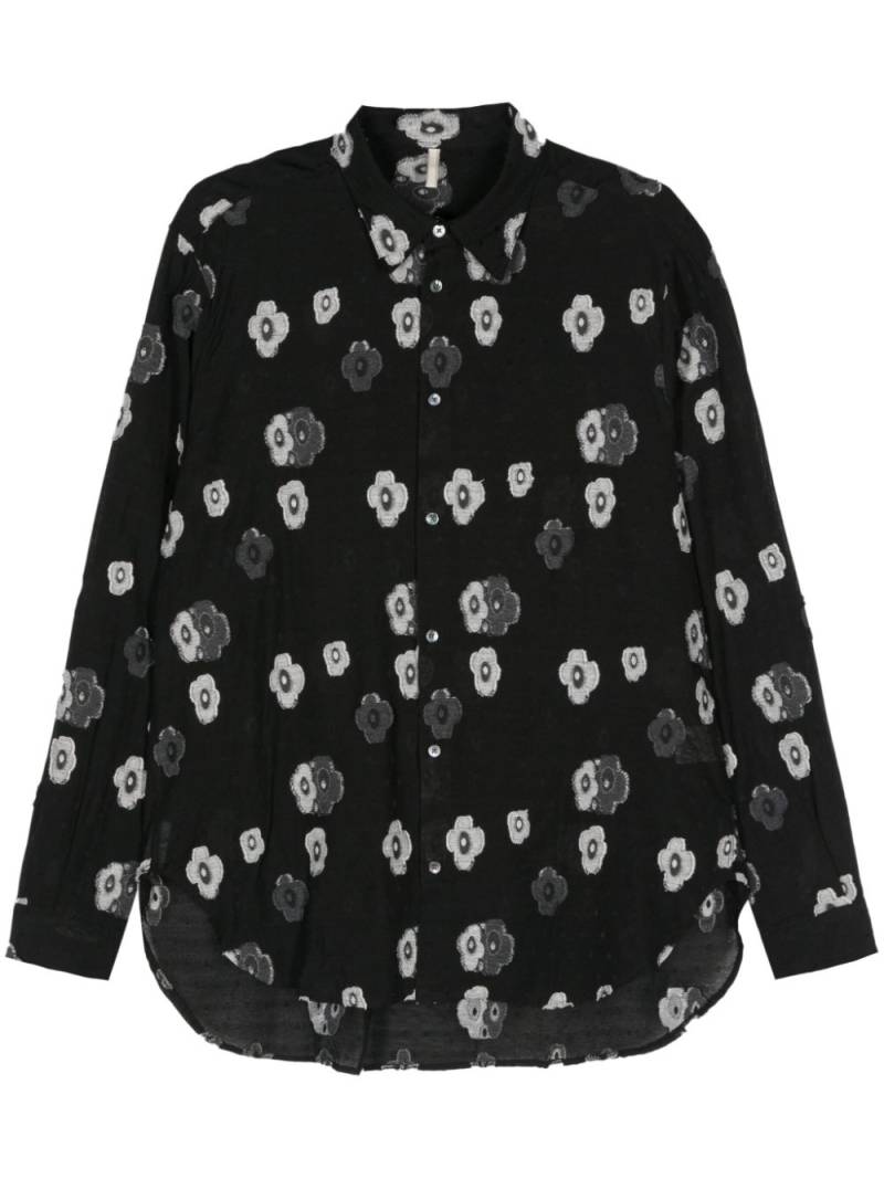 Sunflower Please floral shirt - Black von Sunflower