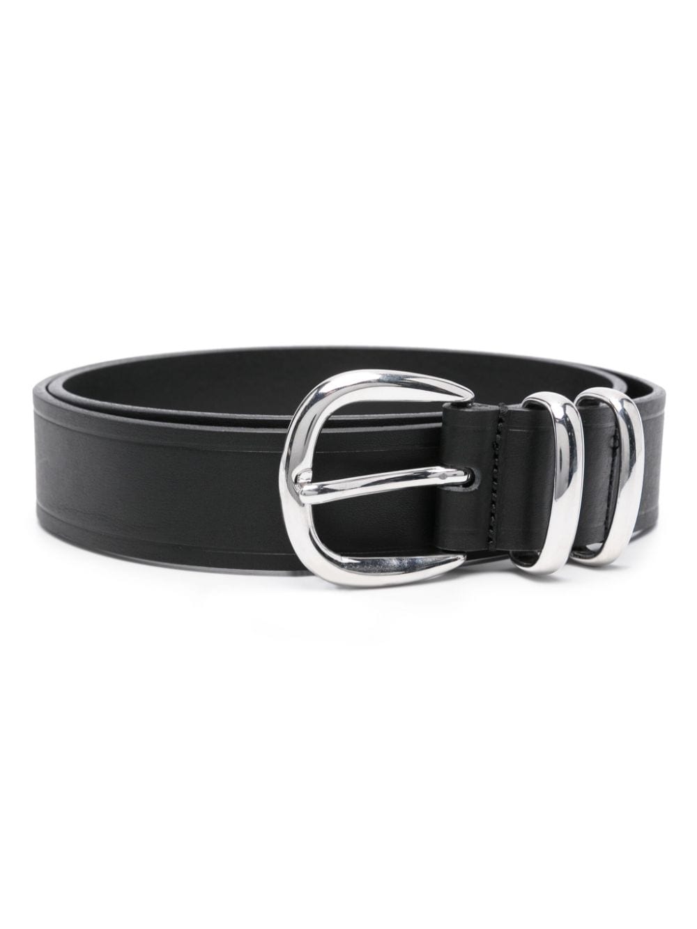 Sunflower Tip End leather belt - Black von Sunflower