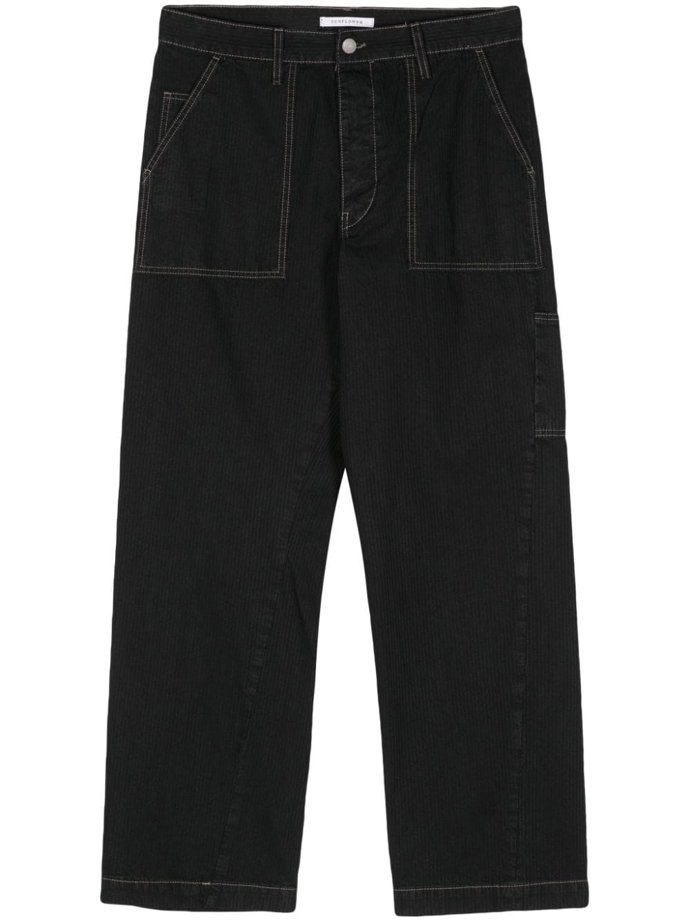 Sunflower Wide Twist Work trousers - Black von Sunflower