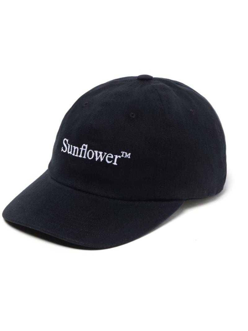 Sunflower logo-embroidered cotton cap - Black von Sunflower