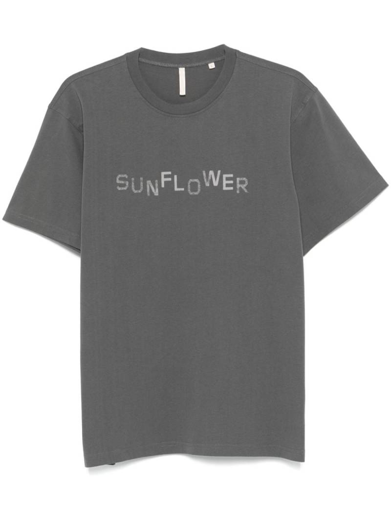 Sunflower logo-print T-shirt - Grey von Sunflower