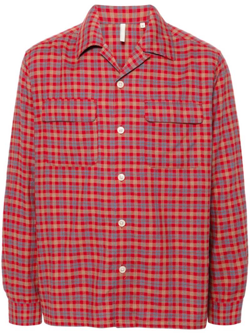 Sunflower plaid-check shirt - Red von Sunflower