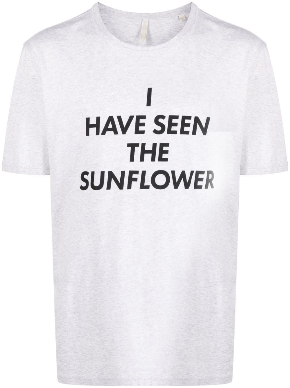 Sunflower slogan-print organic cotton T-shirt - Grey von Sunflower