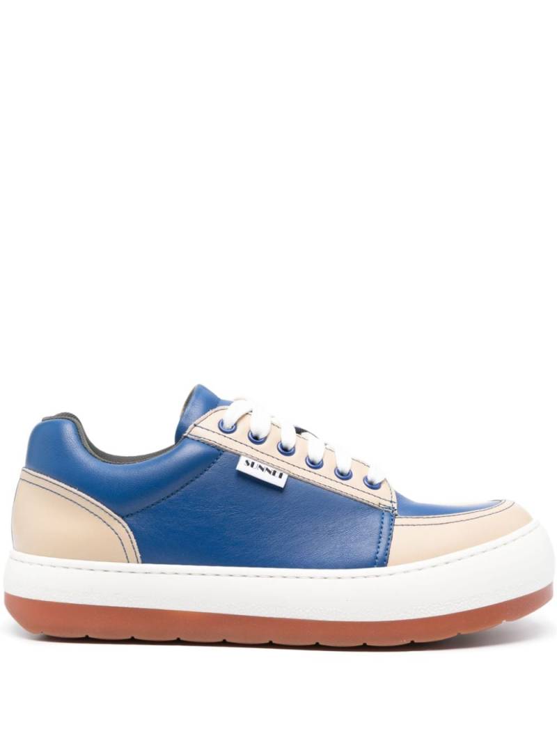 Sunnei Dreamy panelled sneakers - Blue von Sunnei