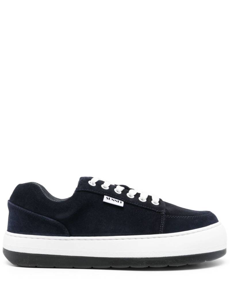 Sunnei Dreamy suede flatform sneakers - Blue von Sunnei