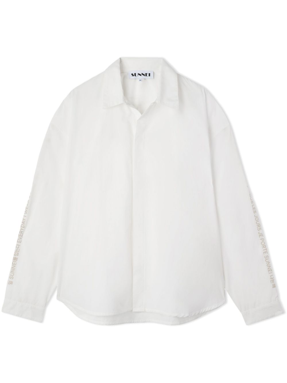 Sunnei EIWS over shirt - White von Sunnei