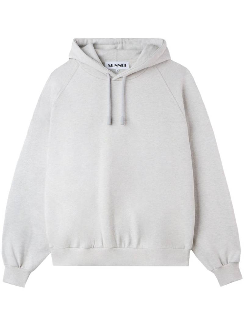 Sunnei Eiws embroidered hoodie - Grey von Sunnei