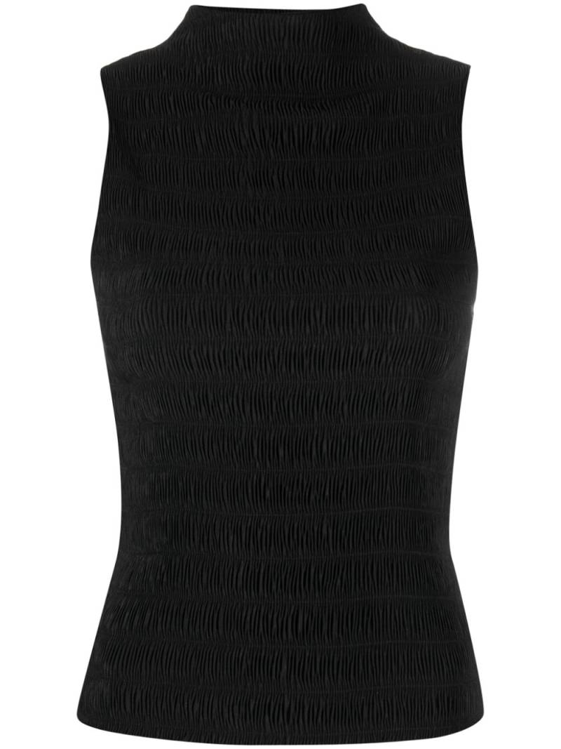 Sunnei Frise pleated tank top - Black von Sunnei