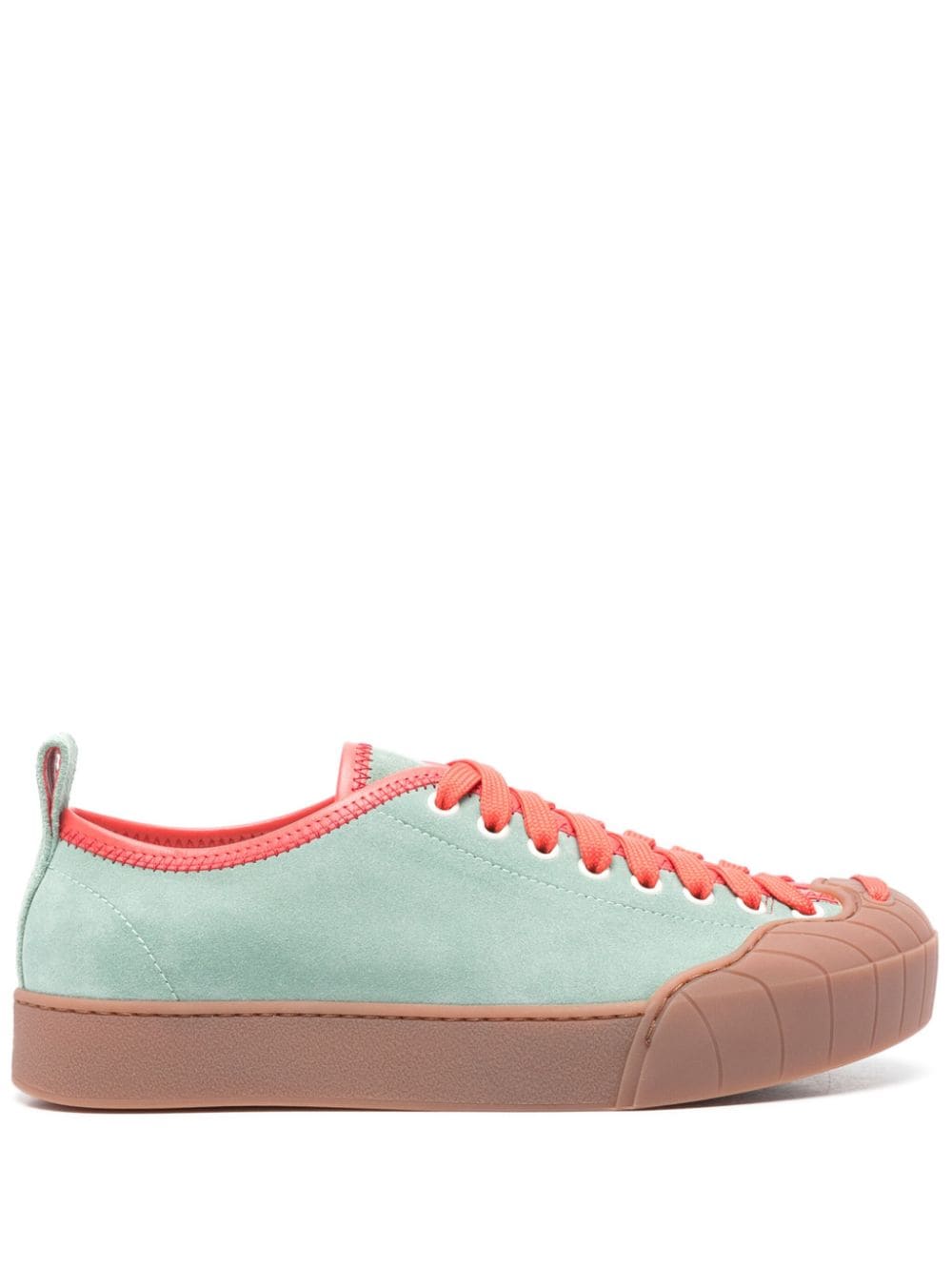 Sunnei Isi suede sneakers - Green von Sunnei