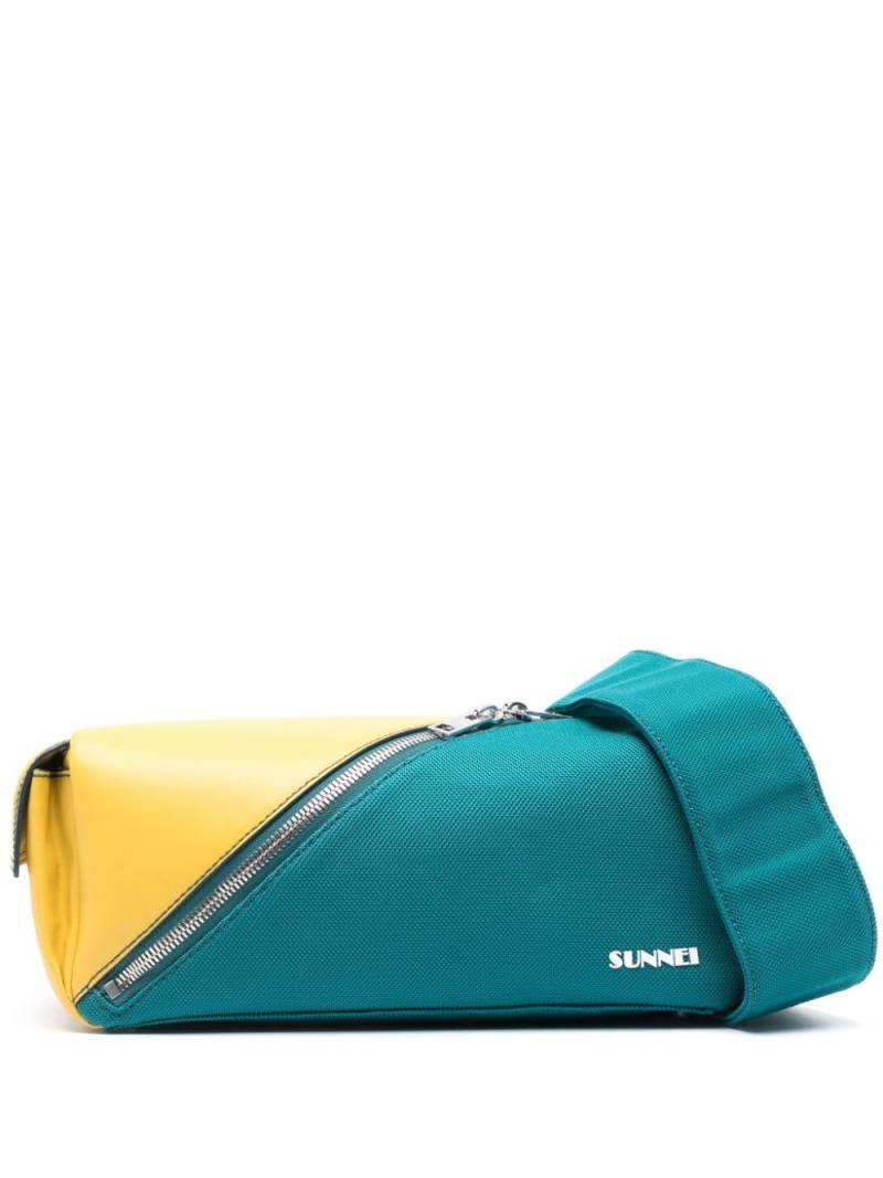 Sunnei Labauletto colour-block crossbody bag - Blue von Sunnei