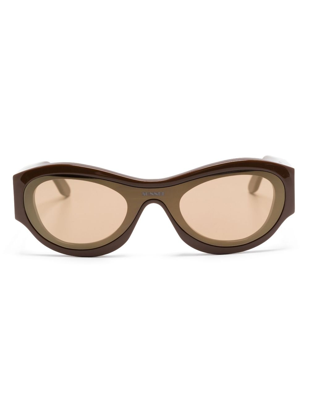 Sunnei Prototipo 5 round-frame sunglasses - Brown von Sunnei