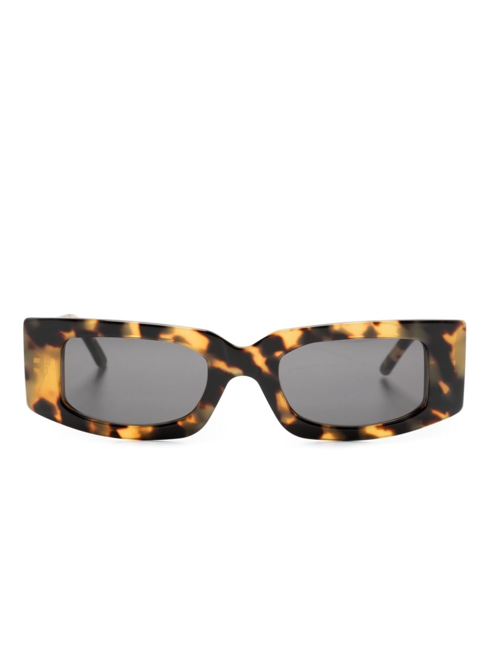 Sunnei Prototype I rectangular-frame sunglasses - Brown von Sunnei