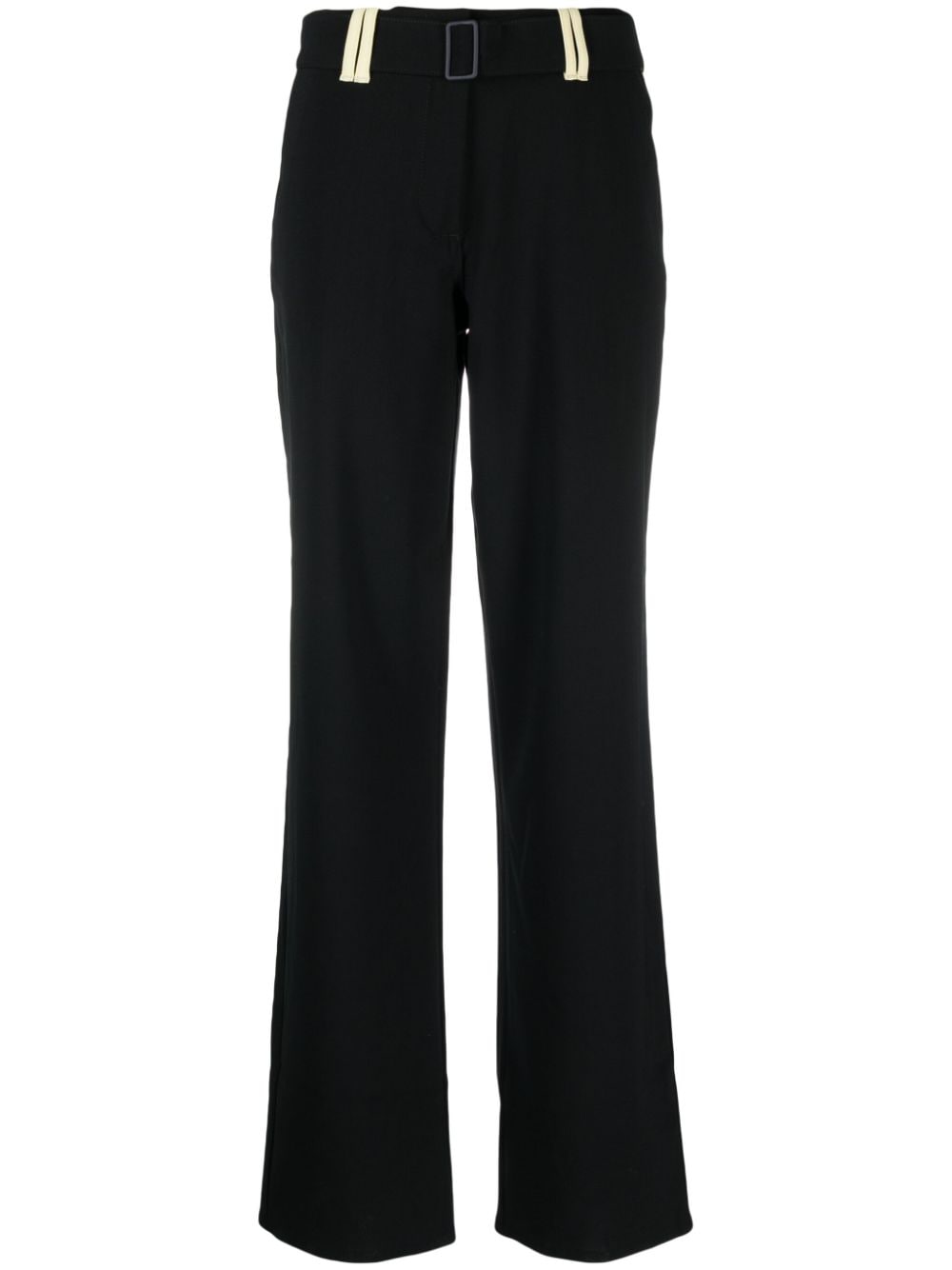 Sunnei belted high-waist trousers - Black von Sunnei