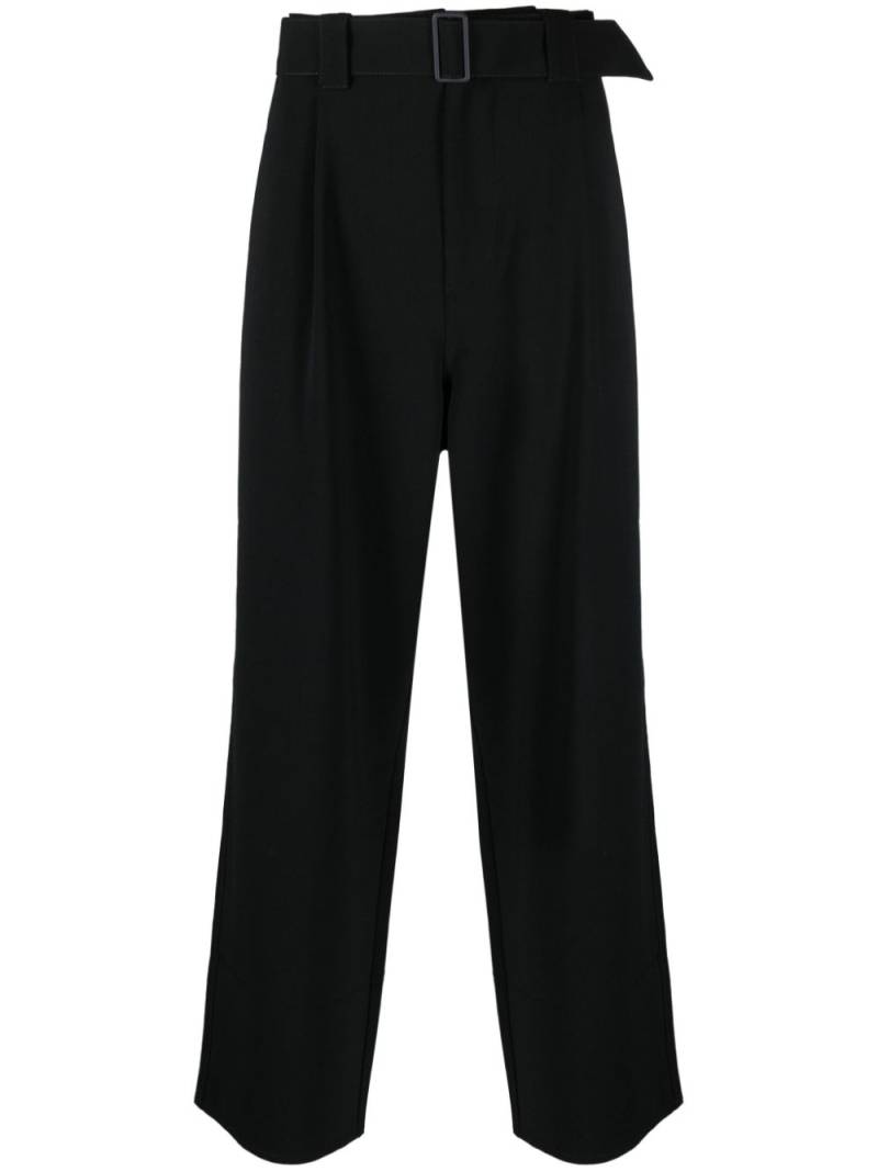 Sunnei belted wide-leg trousers - Black von Sunnei