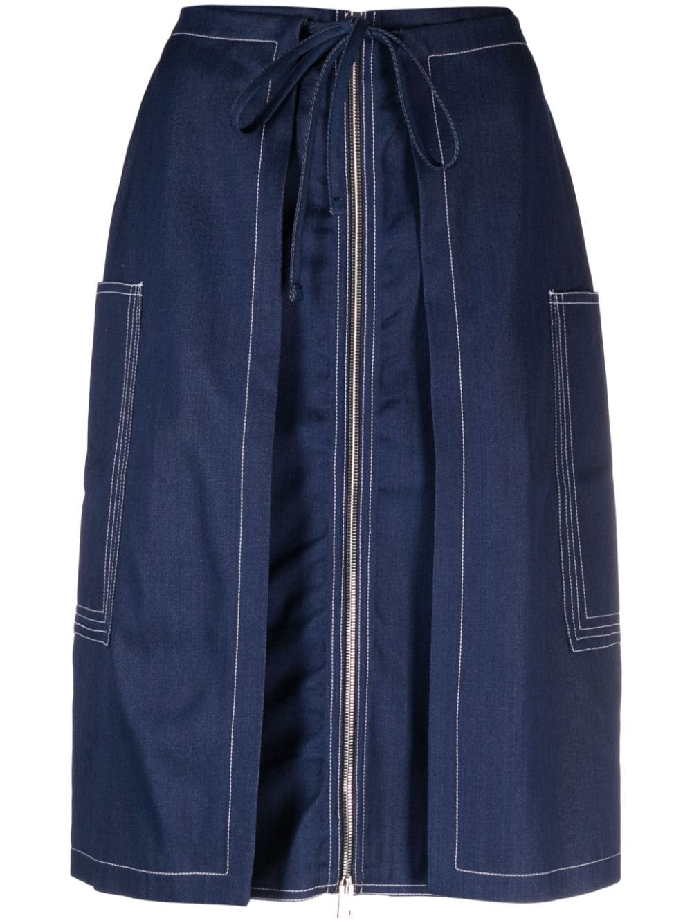 Sunnei cargo denim skirt - Blue von Sunnei