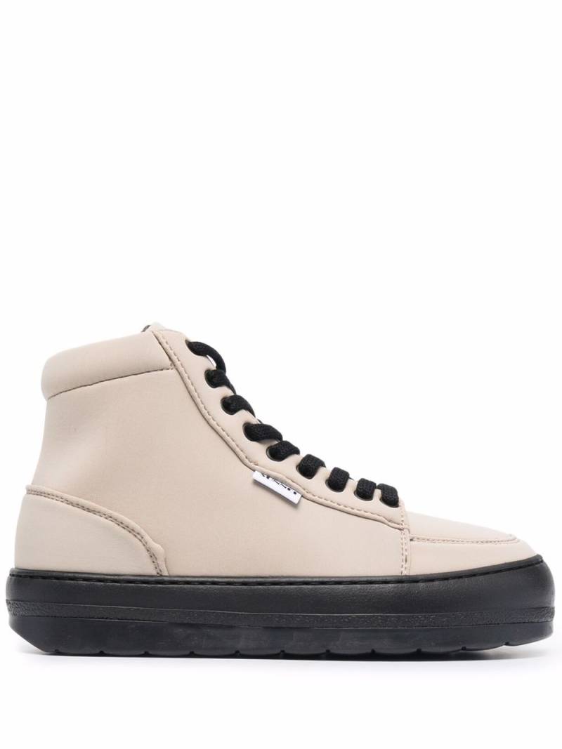 Sunnei chunky-sole high top sneakers - Neutrals von Sunnei