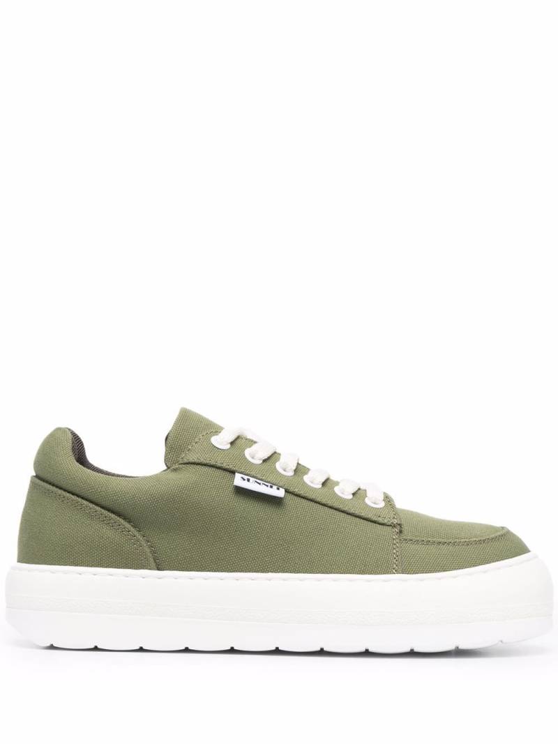 Sunnei chunky-sole low top sneakers - Green von Sunnei