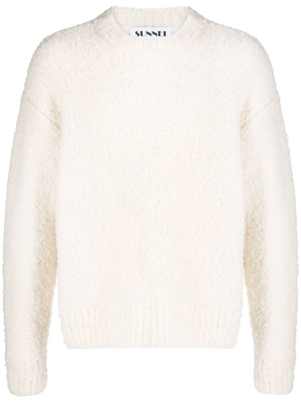 Sunnei crew-neck chunky-knit jumper - Neutrals von Sunnei