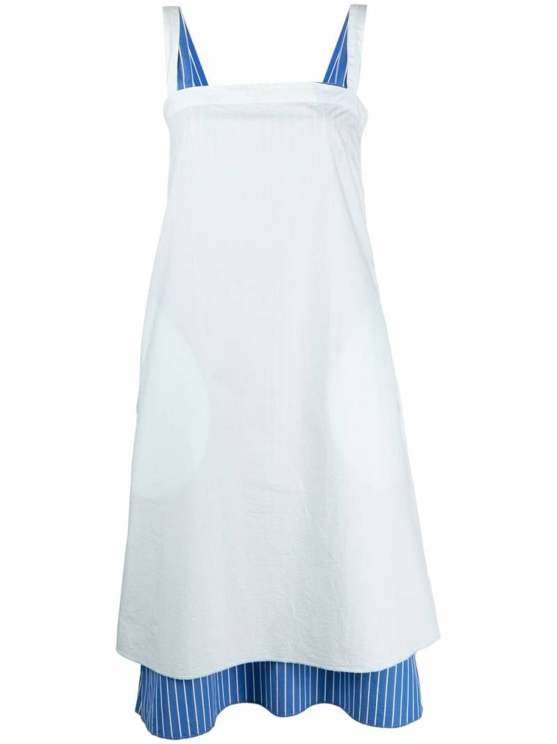 Sunnei double-layered slip dress - Blue von Sunnei