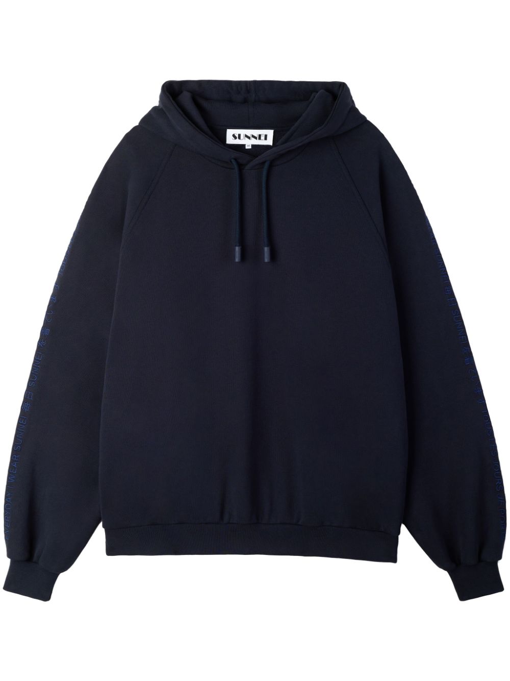 Sunnei embroidered hoodie - Blue von Sunnei