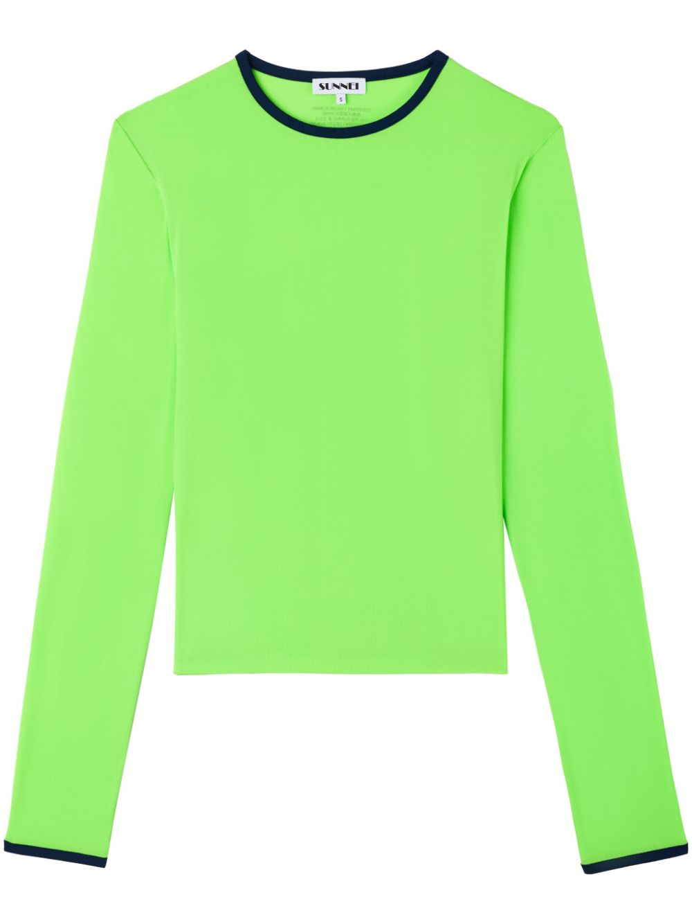 Sunnei jersey T-shirt - Green von Sunnei