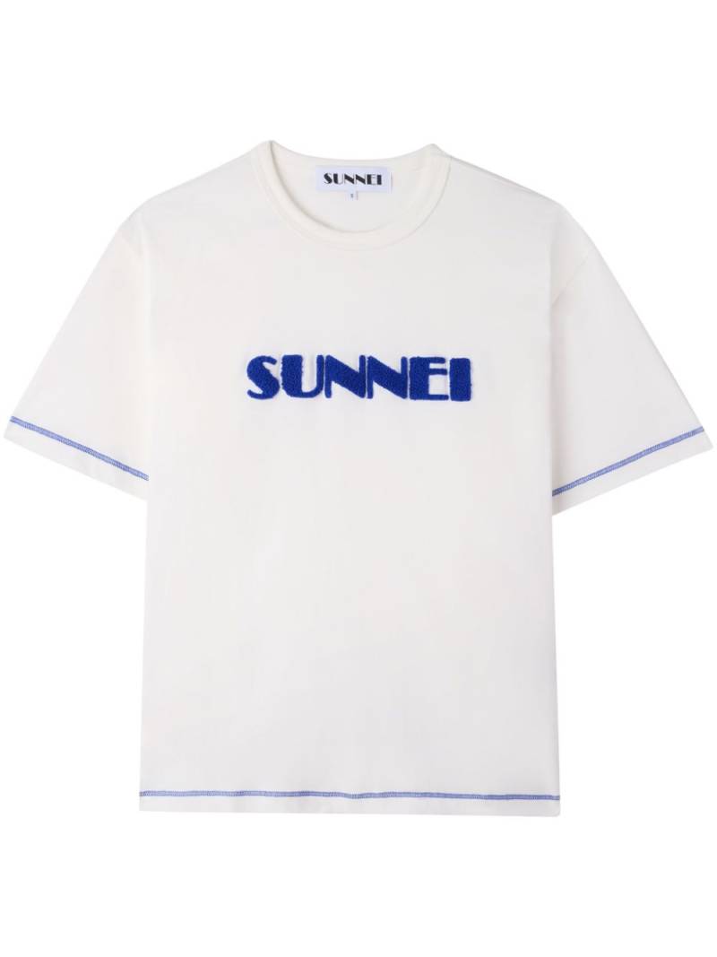 Sunnei logo-appliqué T-shirt - White von Sunnei