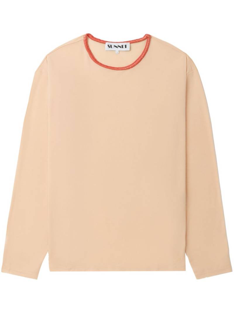 Sunnei long-sleeve T-shirt - Pink von Sunnei