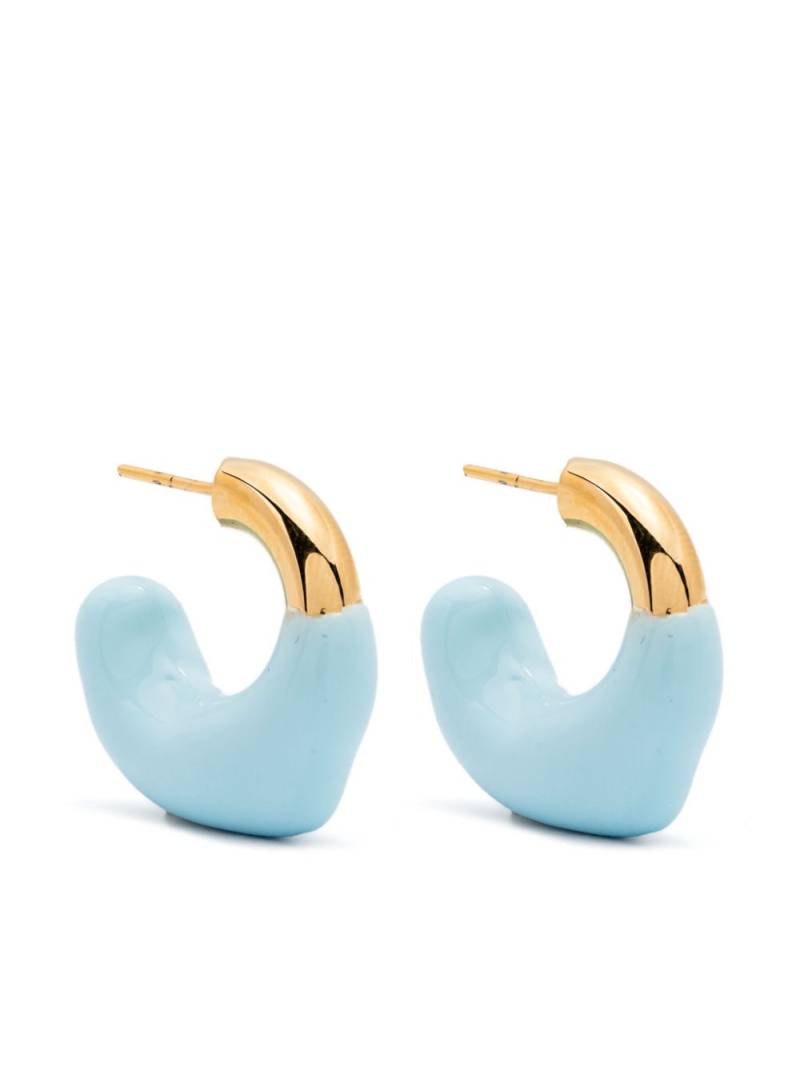 Sunnei mini rubberised earrings - Gold von Sunnei