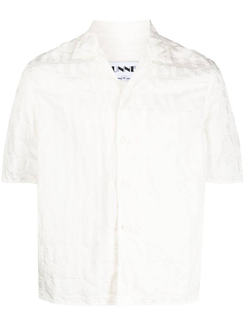 Sunnei monogram short-sleeve shirt - Neutrals von Sunnei