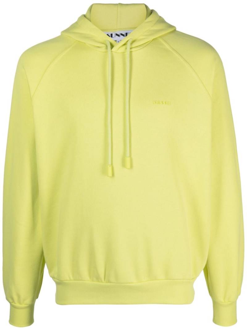 Sunnei organic cotton hooded jumper - Green von Sunnei