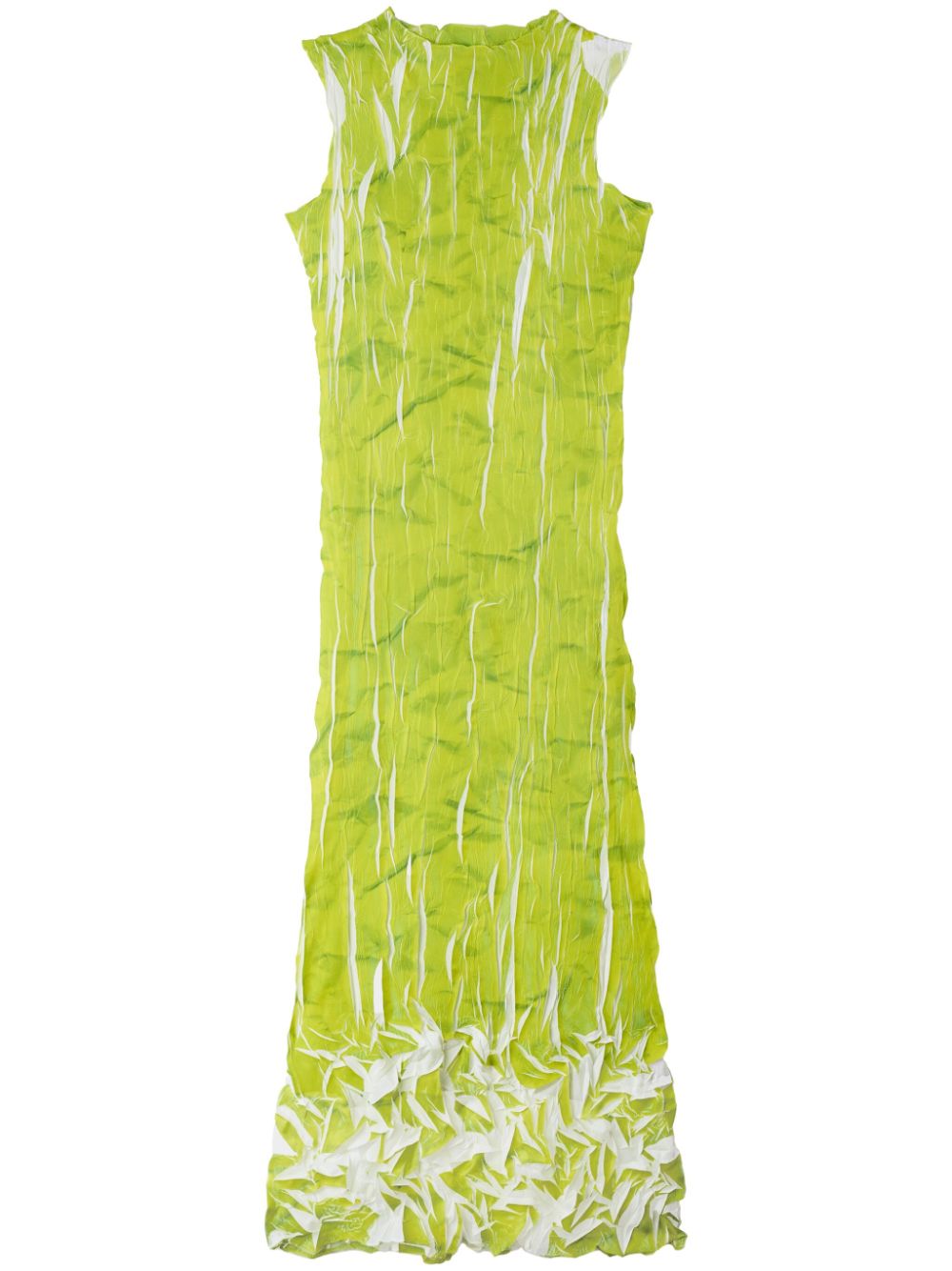 Sunnei pleated maxi dress - Green von Sunnei