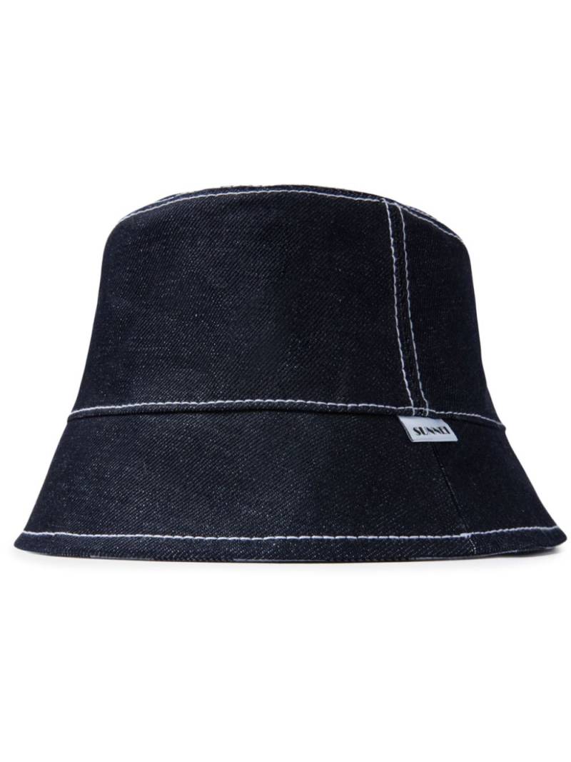 Sunnei reversible bucket hat - Blue von Sunnei