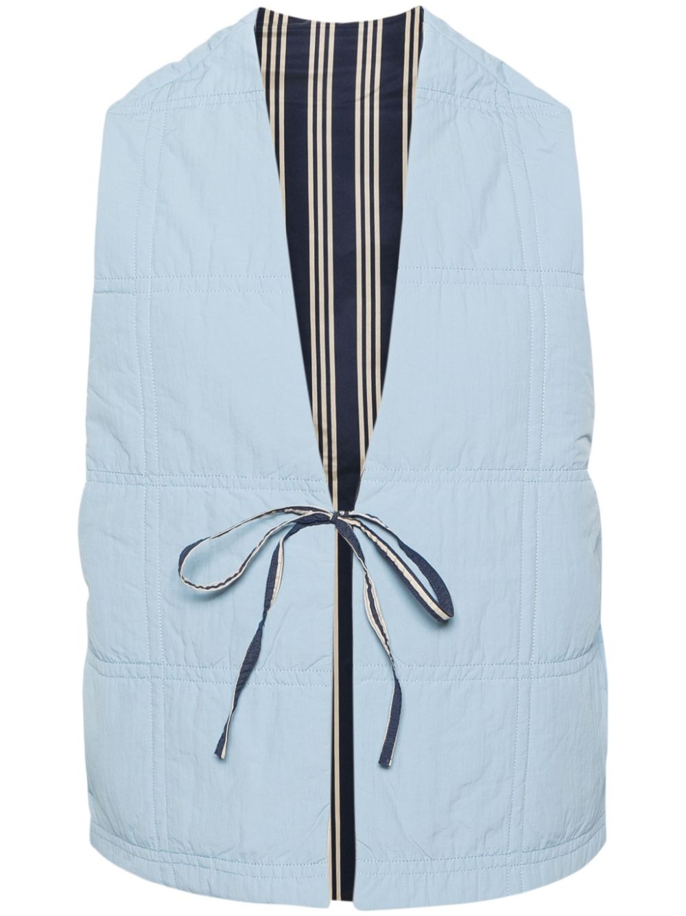 Sunnei reversible quilted vest - Blue von Sunnei